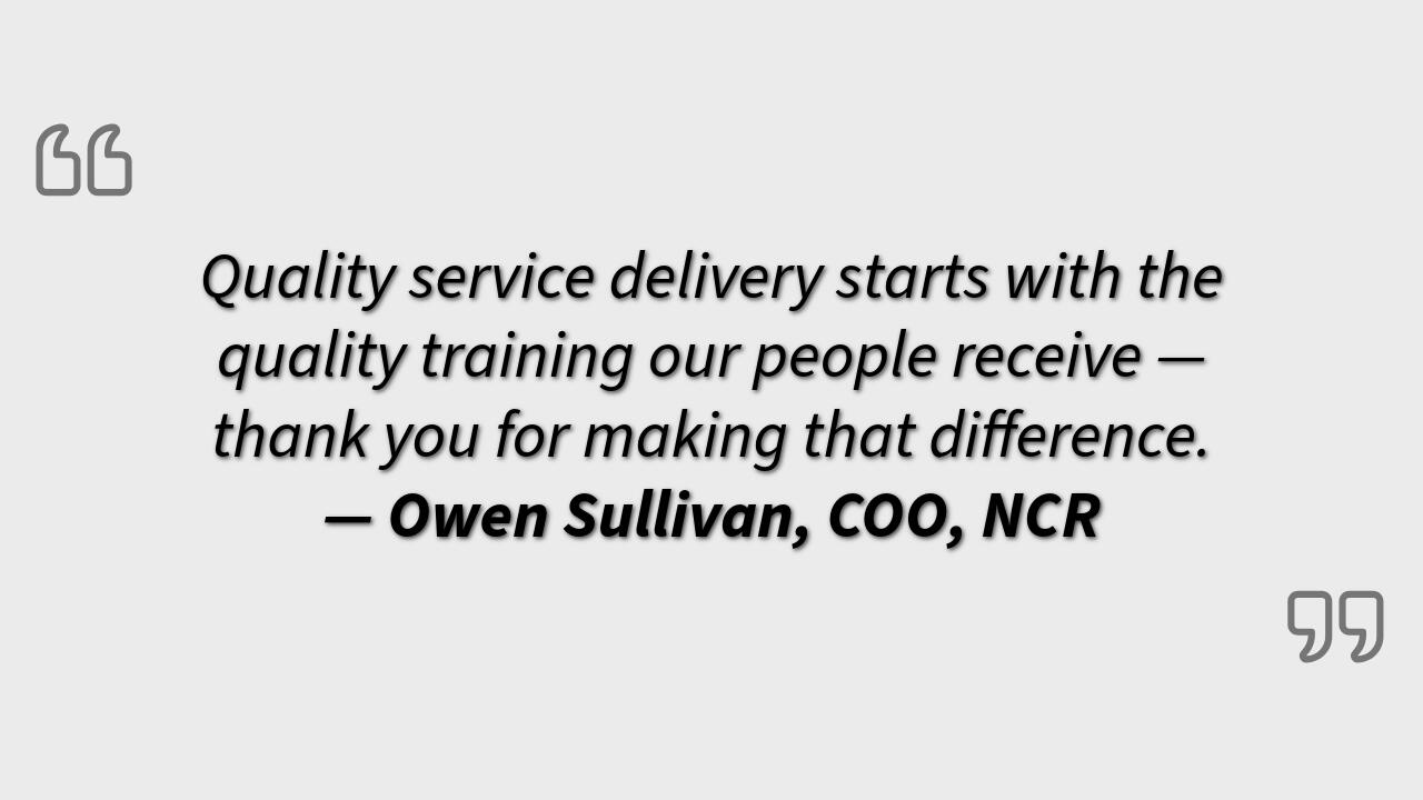 Owen Sullivan, COO, NCR
